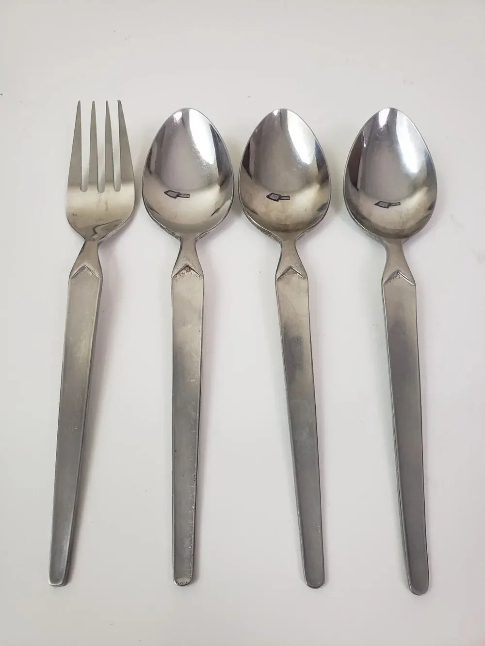 Stanley Roberts SRI CORTINA Stainless Japan Flatware Forks Spoons Teaspoon 4 Pcs
